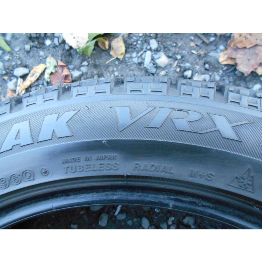 F769 中古タイヤ 送料着払い 245/45R18 冬4本セット スタッドレス 245/45-18 245-45-18 BRIDGESTONE BLIZZAK VRX｜tire-dream｜08