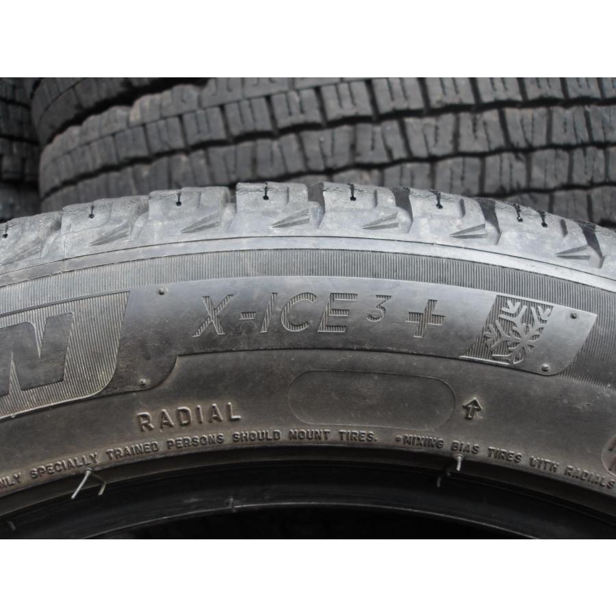 L464-2 中古タイヤ 送料無料 215/50R17 冬4本セット スタッドレス 215/50-17 215-50-17 ミシュラン エックスアイス 3＋｜tire-dream｜08