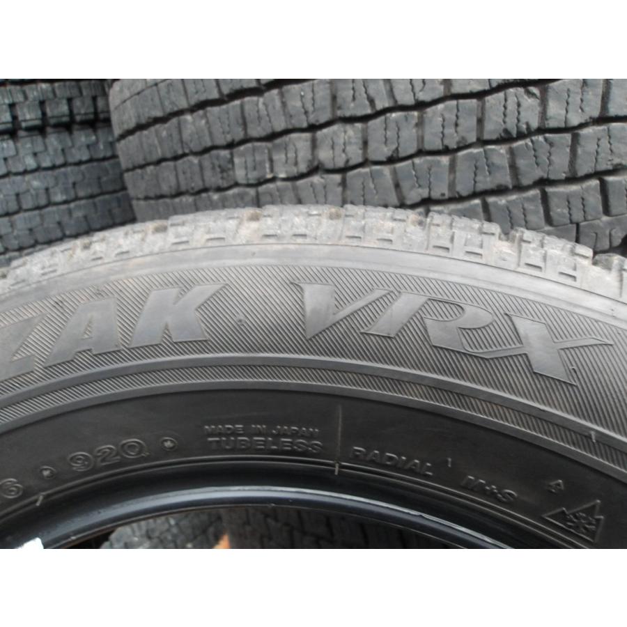 L478p-5 中古タイヤ 送料着払い 205/60R16 冬4本セット スタッドレス 205/60-16 205-60-16 ブリヂストン ブリザック VRX｜tire-dream｜08