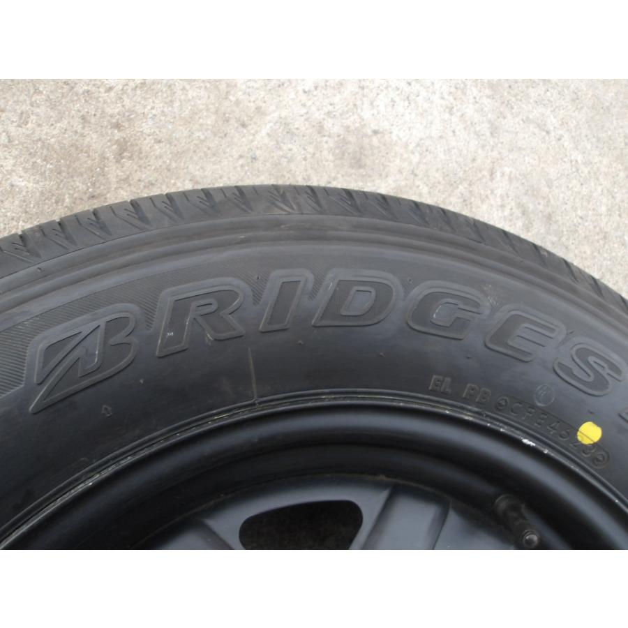 L856-ソ1 中古タイヤ ホイール 送料着払い 175/80R16 夏4本セット サマータイヤ 91S 175/80-16 175-80-16 ブリヂストン デューラー H/L 852 16インチ鉄ホイール｜tire-dream｜07