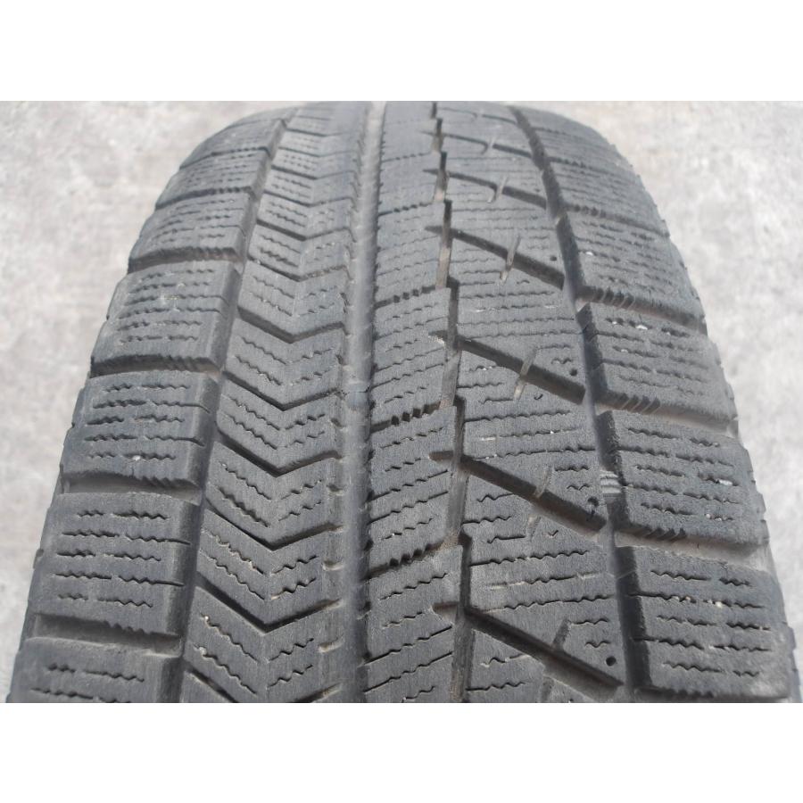 M37-ソ1 中古タイヤ ホイール 送料無料 155/65R13 冬4本セット スタッドレス 73Q 155/65-13 155-65-13 ブリヂストン ブリザック VRX 13インチ鉄ホイール トピー｜tire-dream｜03