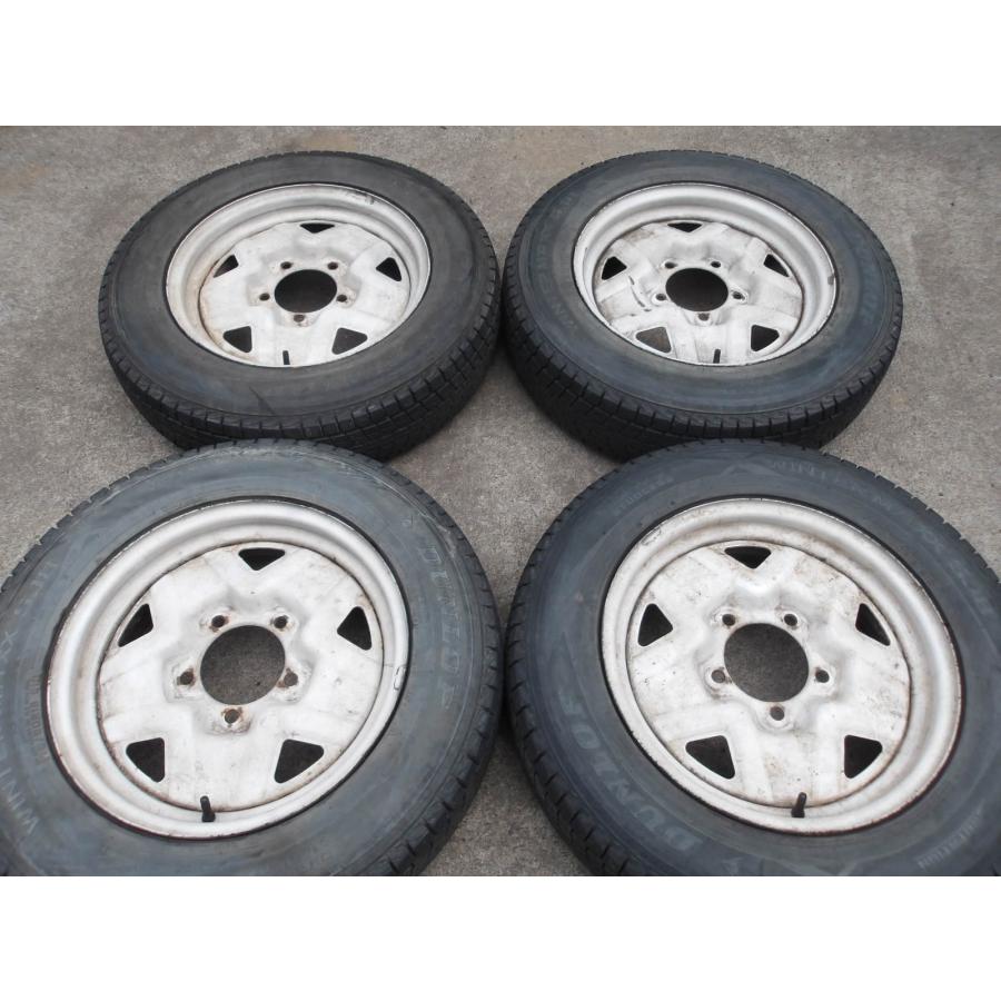 超バリ溝 ジムニー等 175/80R16 ダンロップ スタッドレスタイヤ 4本セット