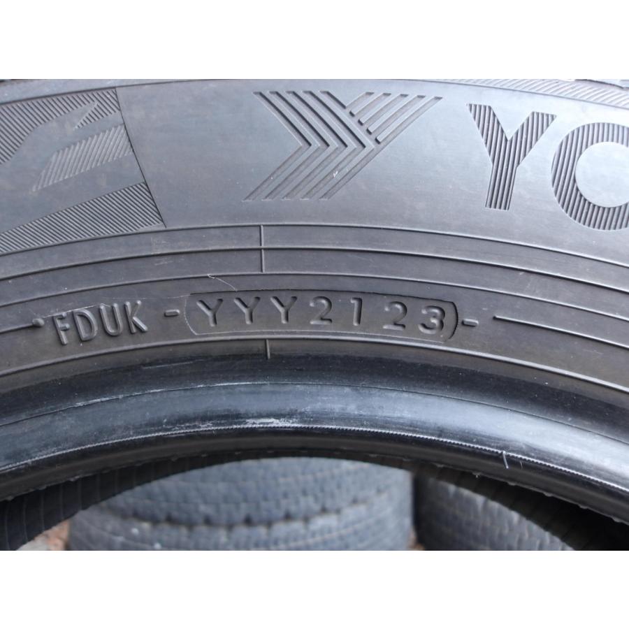 M947-7 中古タイヤ 送料無料 195/60R17 冬2本セット スタッドレス 90Q 195/60-17 195-60-17 ヨコハマ アイスガード iG70_6