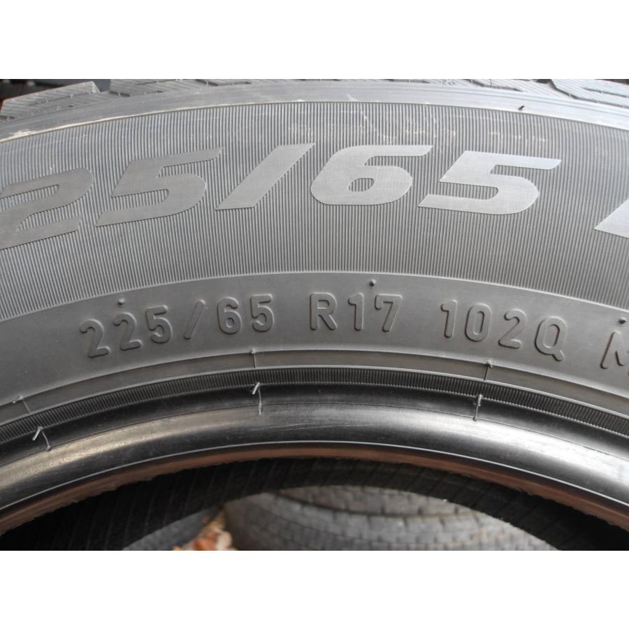 N651-2 中古タイア 貨物輸送無料 225/65R17 冬4本仕かける スタッドレス 102Q 225/65-17 225-65-17 ピレリ 内燃機関 アシンメトリコ PLUS
