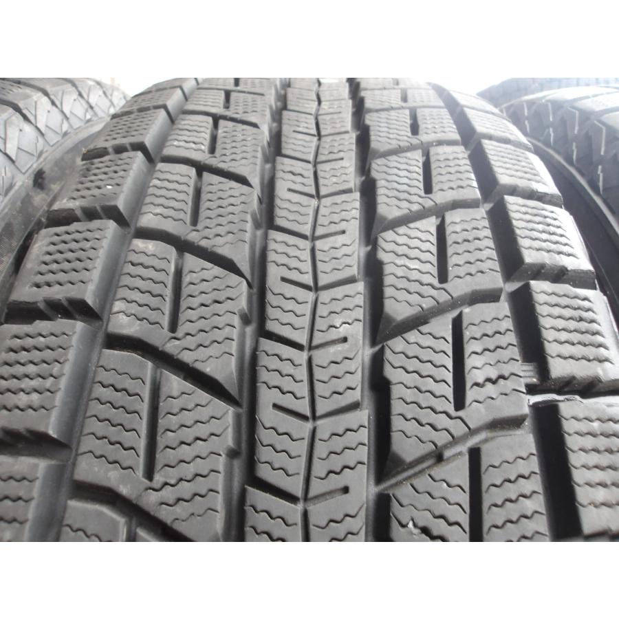 N778-ソ1 中古タイア 貨物輸送無料 225/65R17 冬4本仕かける スタッドレス 102Q 225/65-17 225-65-17 ダンロップ ウィンターマックス SJ8