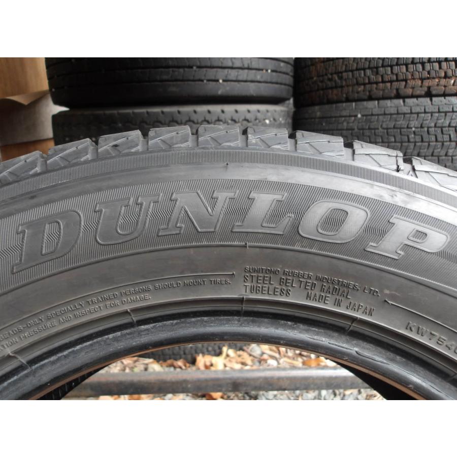 N778-ソ1 中古タイア 貨物輸送無料 225/65R17 冬4本仕かける スタッドレス 102Q 225/65-17 225-65-17 ダンロップ ウィンターマックス SJ8