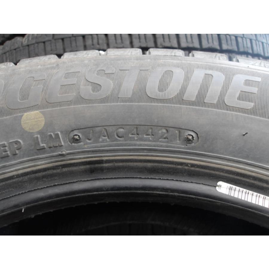 N956-7 中古タイヤ 送料無料 215/55R17 冬2本セット スタッドレス 94Q 215/55-17 215-55-17 ブリヂストン ブリザック VRX3_6