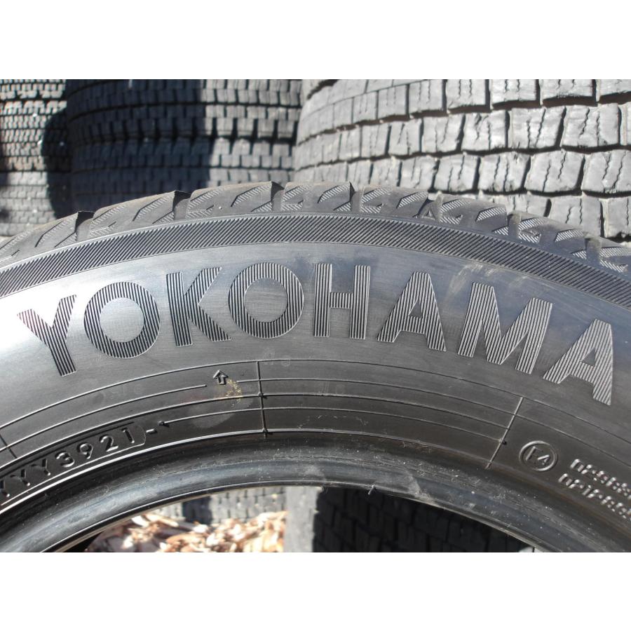 O128-9 中古タイヤ 送料無料 195/65R15 冬4本セット スタッドレス 91Q 195/65-15 195-65-15 ヨコハマ アイスガード iG70_6