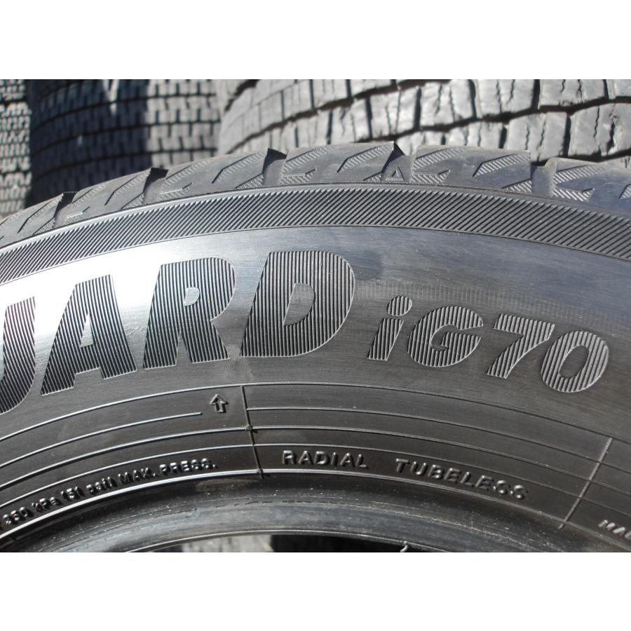 O128-9 中古タイヤ 送料無料 195/65R15 冬4本セット スタッドレス 91Q 195/65-15 195-65-15 ヨコハマ アイスガード iG70_7