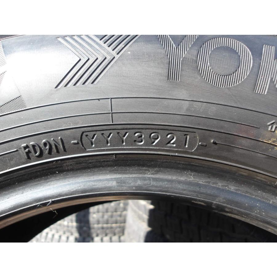 O128-9 中古タイヤ 送料無料 195/65R15 冬4本セット スタッドレス 91Q 195/65-15 195-65-15 ヨコハマ アイスガード iG70_8