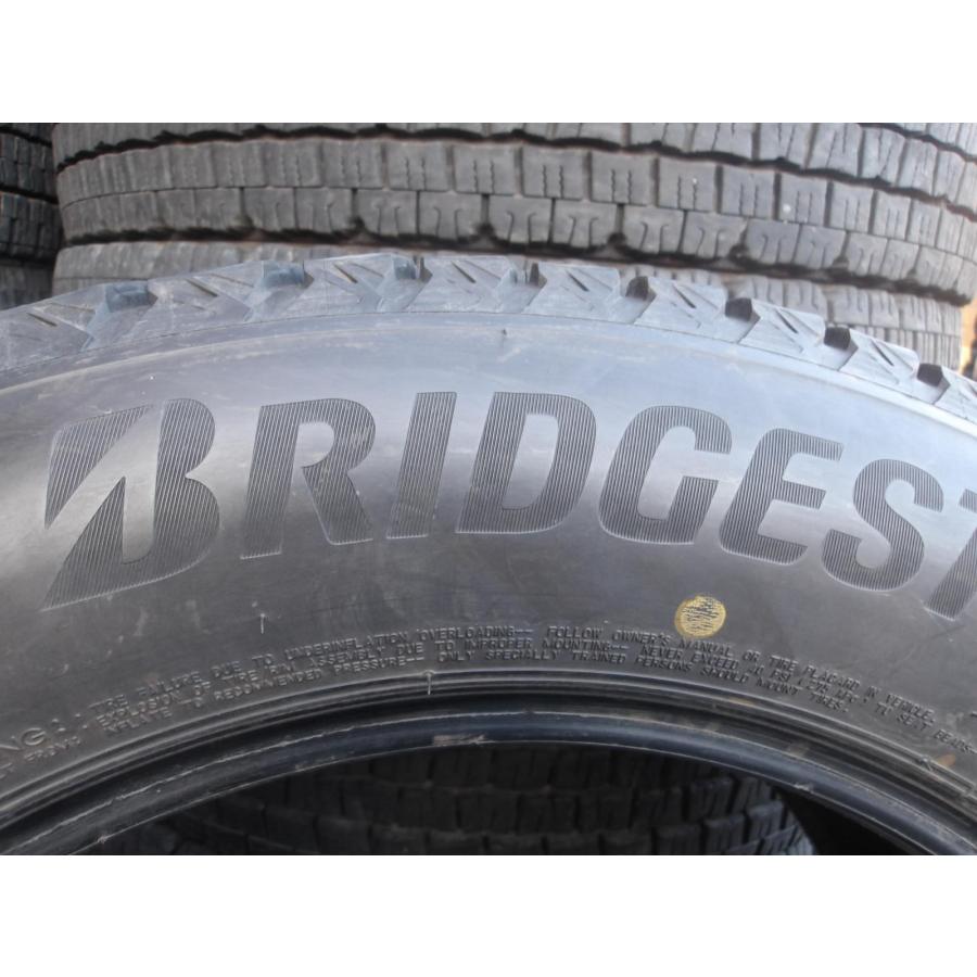 O37-7 中古タイヤ 送料無料 235/60R18 冬2本セット スタッドレス 107Q 235/60-18 235-60-18 ブリヂストン ブリザック DM-V3_4