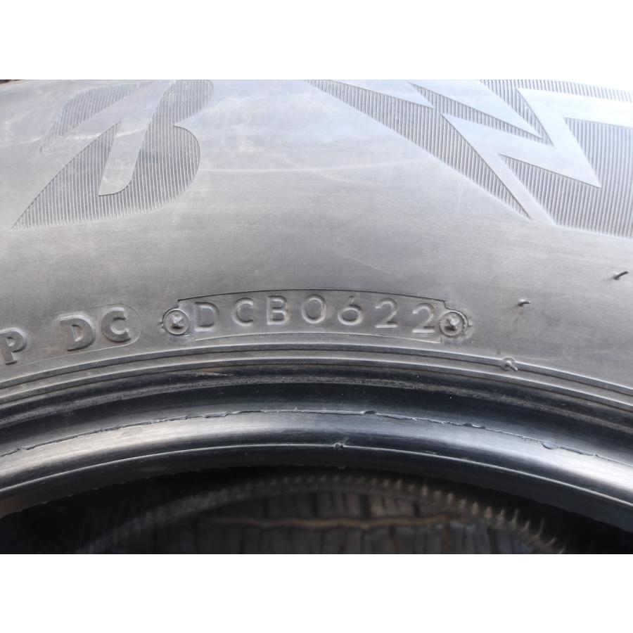 O37-7 中古タイヤ 送料無料 235/60R18 冬2本セット スタッドレス 107Q 235/60-18 235-60-18 ブリヂストン ブリザック DM-V3_6