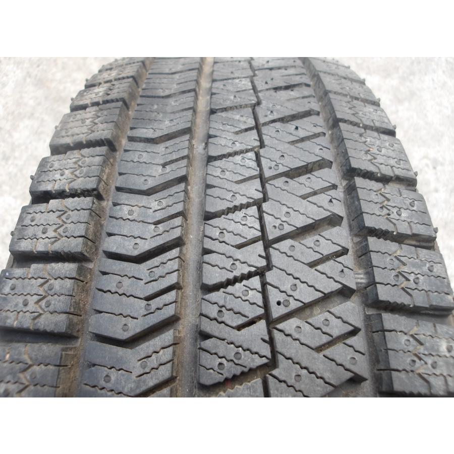 P522-ソ2 中古タイヤ ホイール 送料無料 175/65R14 冬4本セット スタッドレス 82Q 175/65-14 175-65-14 ブリヂストン ブリザック VRX2 14インチ鉄ホイールの画像