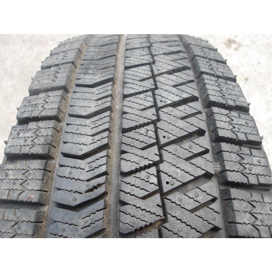 P522-ソ2 中古タイヤ ホイール 送料無料 175/65R14 冬4本セット スタッドレス 82Q 175/65-14 175-65-14 ブリヂストン ブリザック VRX2 14インチ鉄ホイールの画像