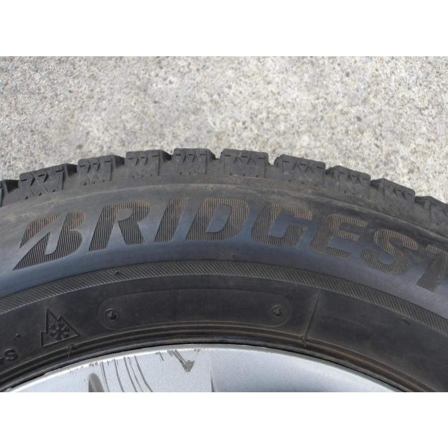 P522-ソ2 中古タイヤ ホイール 送料無料 175/65R14 冬4本セット スタッドレス 82Q 175/65-14 175-65-14 ブリヂストン ブリザック VRX2 14インチ鉄ホイールの画像