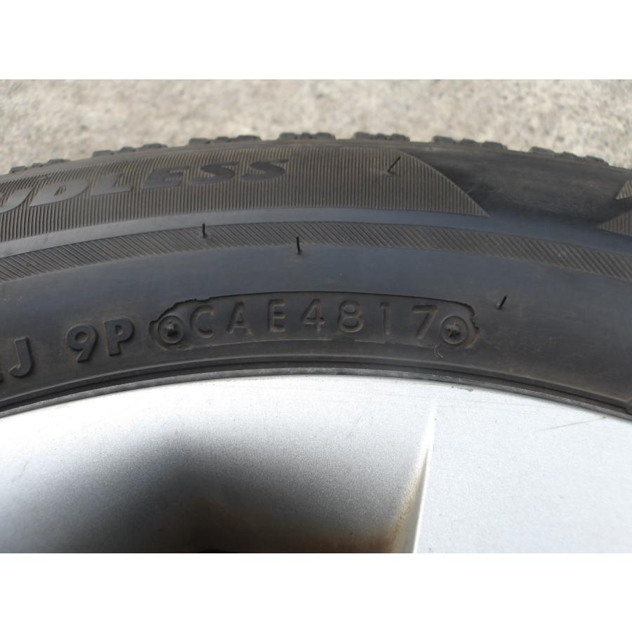 P522-ソ2 中古タイヤ ホイール 送料無料 175/65R14 冬4本セット スタッドレス 82Q 175/65-14 175-65-14 ブリヂストン ブリザック VRX2 14インチ鉄ホイールの画像