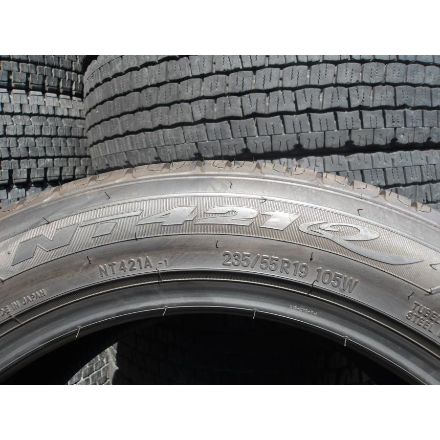 P655-4 中古タイヤ 送料無料 235/55R19 夏2本セット サマータイヤ 105W 235/55-19 235-55-19 ニットー NT421Q_6
