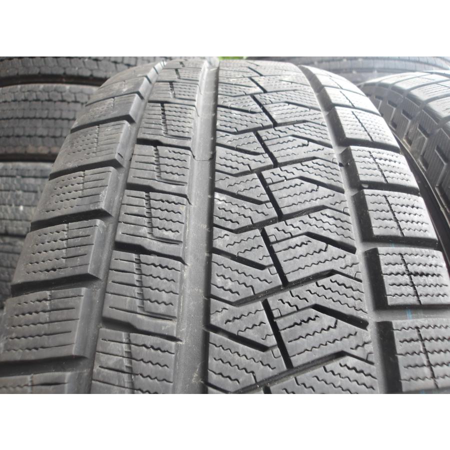 P78-4 中古タイヤ 送料無料 225/65R17 冬4本セット スタッドレス 102Q 225/65-17 225-65-17 ピレリ アイス アシンメトリコ PLUS_3