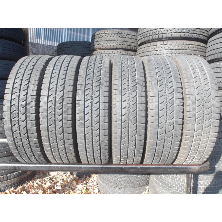 Q164-5 中古タイヤ 送料無料 205/85R16 冬6本セット スタッドレス LT 