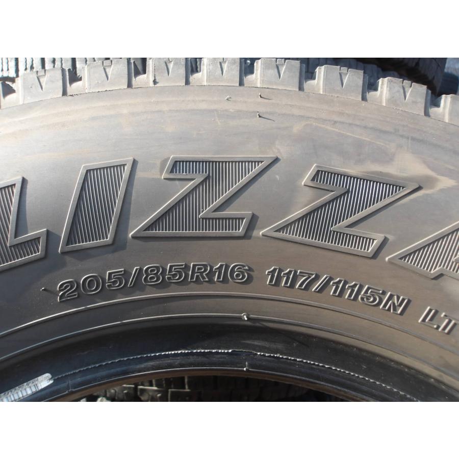 Q164-5 中古タイヤ 送料無料 205/85R16 冬6本セット スタッドレス LT 