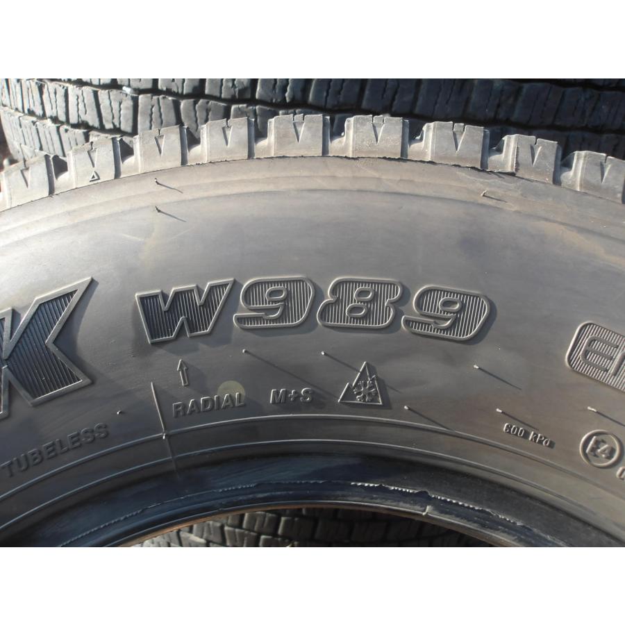 Q164-5 中古タイヤ 送料無料 205/85R16 冬6本セット スタッドレス LT 