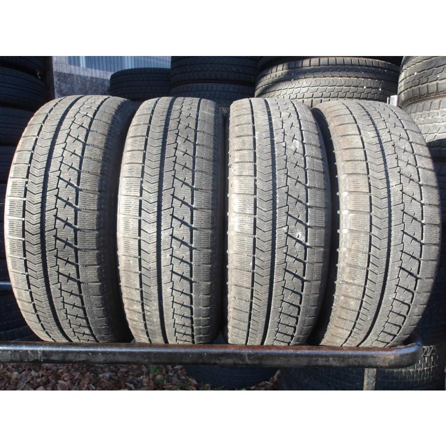 Q229-6 中古タイヤ 送料無料 215/60R17 冬4本セット スタッドレス 96Q