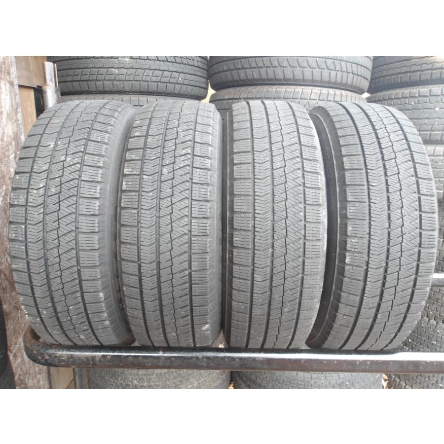 Q244k-10 中古タイヤ 送料無料 195/65R15 冬4本セット スタッドレス 