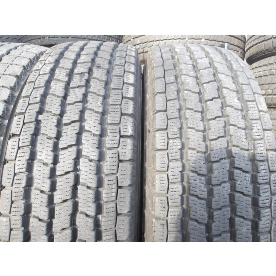 中古スタッドレスタイヤトラック用205/70r16 2本セット Q285-11 中古タイヤ 送料無料 205/70R16 冬2本セット スタッドレス LT