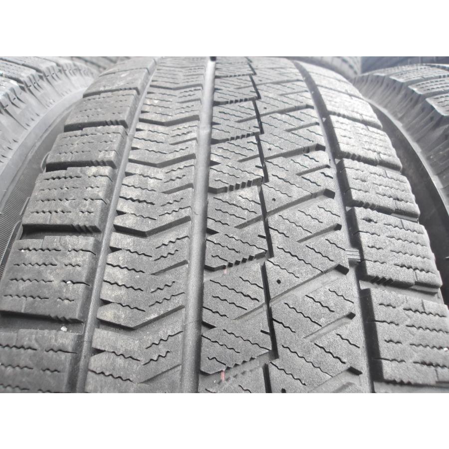 Q333-4 中古タイヤ 送料無料 195/65R16 冬4本セット スタッドレス 92Q 195/65-16 195-65-16 ブリヂストン ブリザック VRX2_2