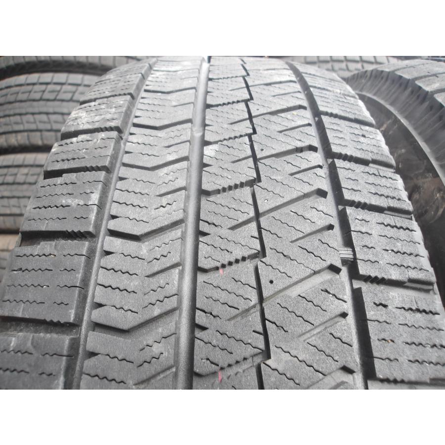 Q333-4 中古タイヤ 送料無料 195/65R16 冬4本セット スタッドレス 92Q 195/65-16 195-65-16 ブリヂストン ブリザック VRX2_3
