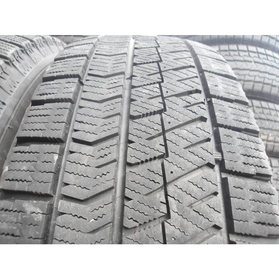 Q333-4 中古タイヤ 送料無料 195/65R16 冬4本セット スタッドレス 92Q 195/65-16 195-65-16 ブリヂストン ブリザック VRX2_4