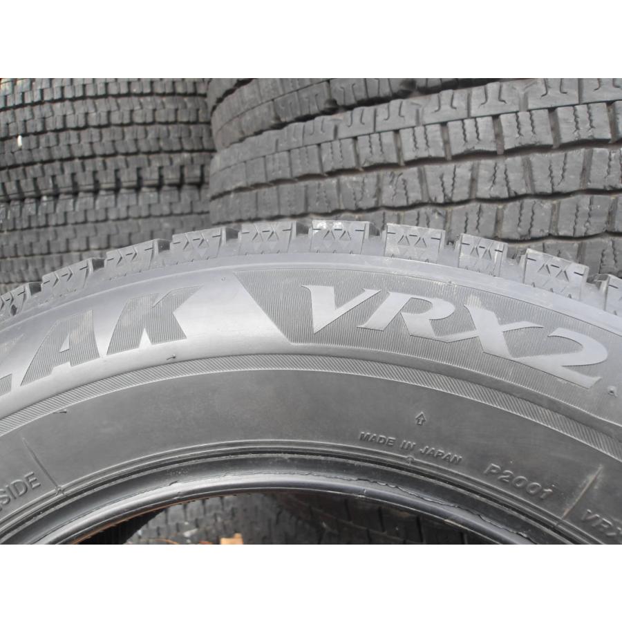 Q333-4 中古タイヤ 送料無料 195/65R16 冬4本セット スタッドレス 92Q 195/65-16 195-65-16 ブリヂストン ブリザック VRX2_7