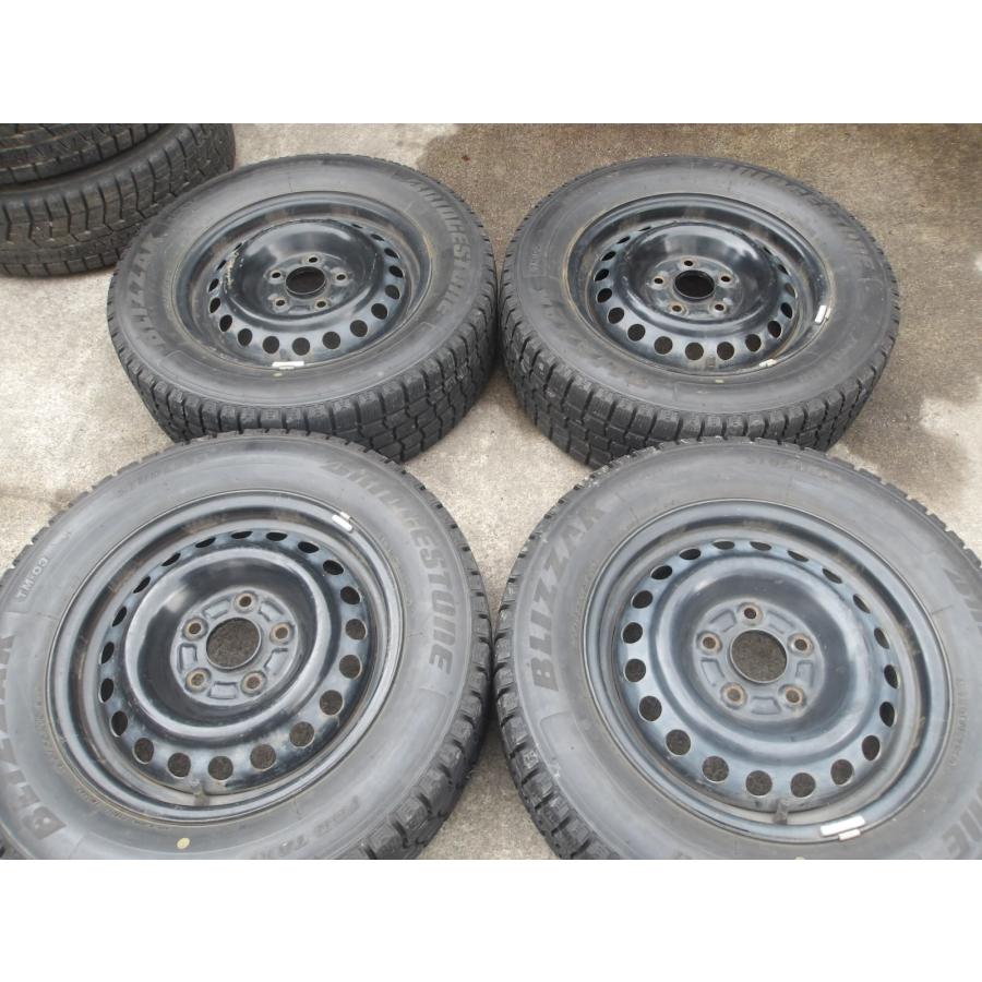 Q403-ソ2 中古タイヤ ホイール 送料無料 195/65R15 冬4本 スタッドレス 