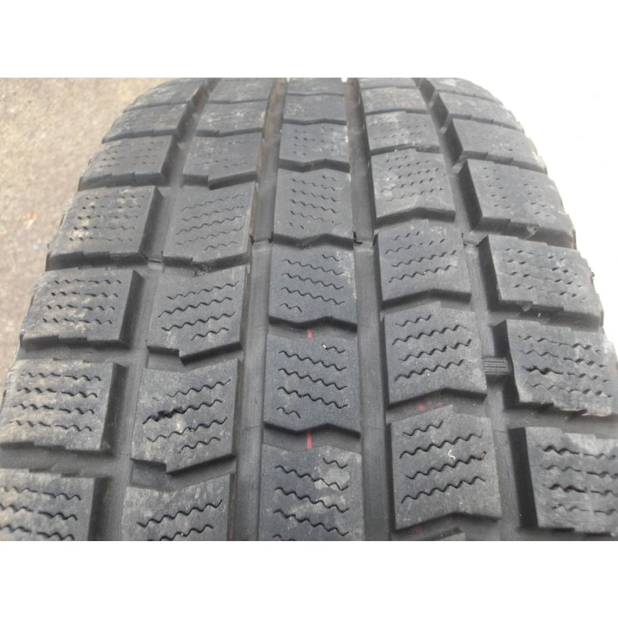 Q403-ソ2 中古タイヤ ホイール 送料無料 195/65R15 冬4本 スタッドレス 91Q 195/65-15 195-65-15 ブリヂストン ブリザック TM-03 15インチ鉄ホイールの画像