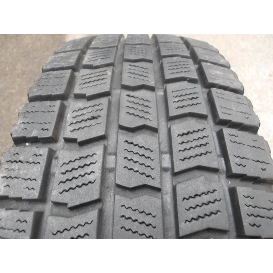 Q404-ソ2 中古タイヤ ホイール 送料無料 175/80R14 冬4本 スタッドレス 88Q 175/80-14 175-80-14 ブリヂストン ブリザック TM-03 1４インチ鉄ホイールの画像