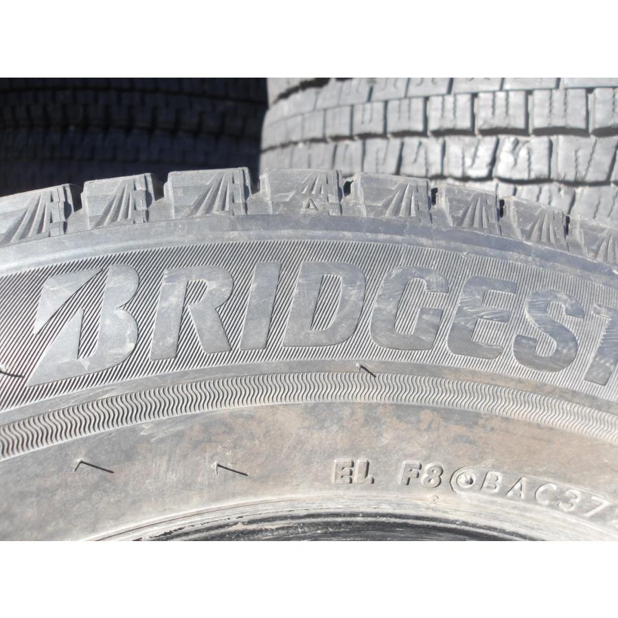 Q40-4 中古タイヤ 送料無料 195/65R16 冬4本セット スタッドレス 92Q 195/65-16 195-65-16 ブリヂストン ブリザック VRX3_6