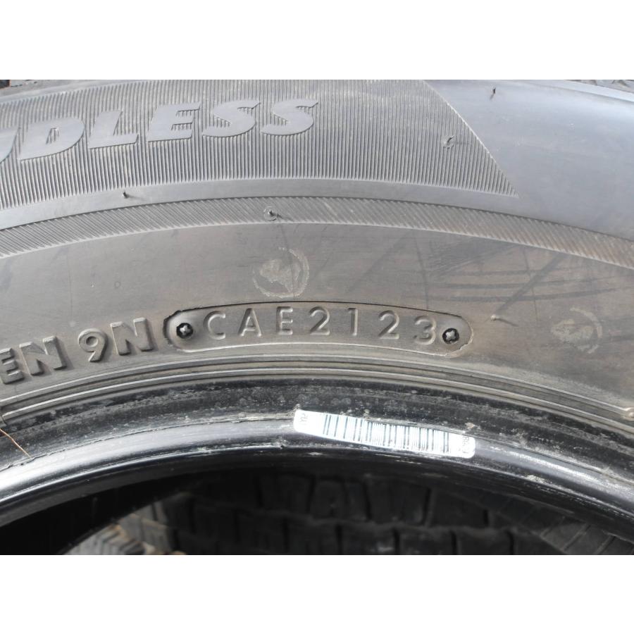 Q623-12 中古タイヤ 送料無料 195/65R15 冬2本セット スタッドレス 91Q