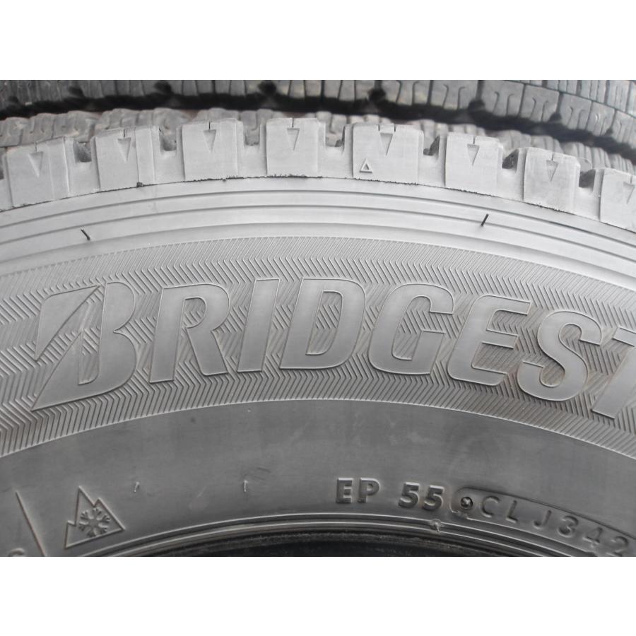 Q712-9 中古タイヤ 送料無料 195/80R15 冬1本 スタッドレス LT 107