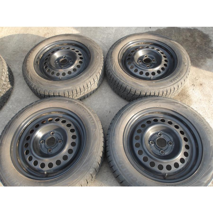 Q747-ソ2 中古タイヤ ホイール 送料無料 175/65R15 冬4本セット 