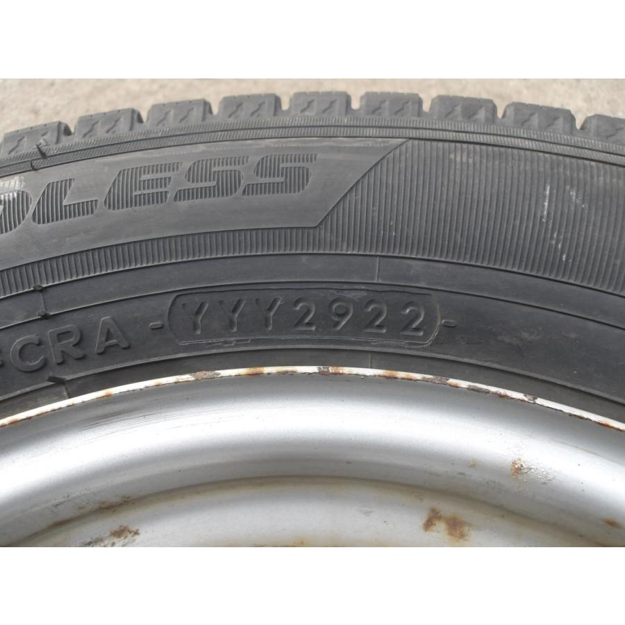 Q780-ソ2 中古タイヤ ホイール 送料無料 145/80R12 冬4本セット 