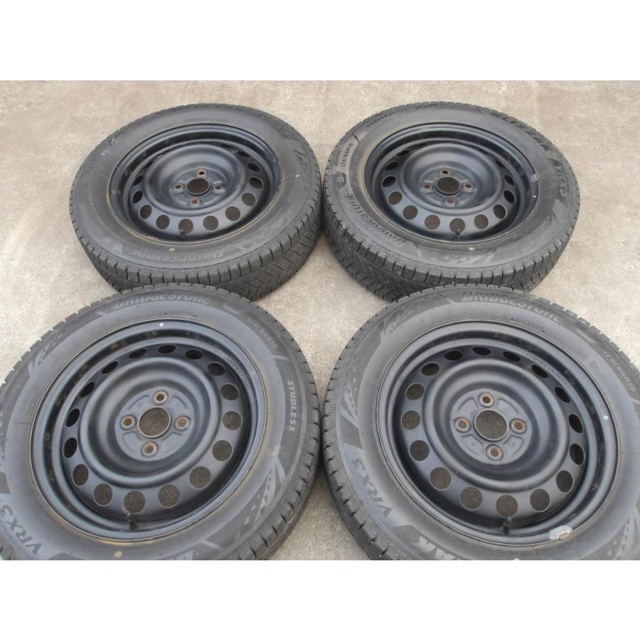 Q822-ソ2 中古タイヤ ホイール 送料無料 175/65R15 冬4本セット 