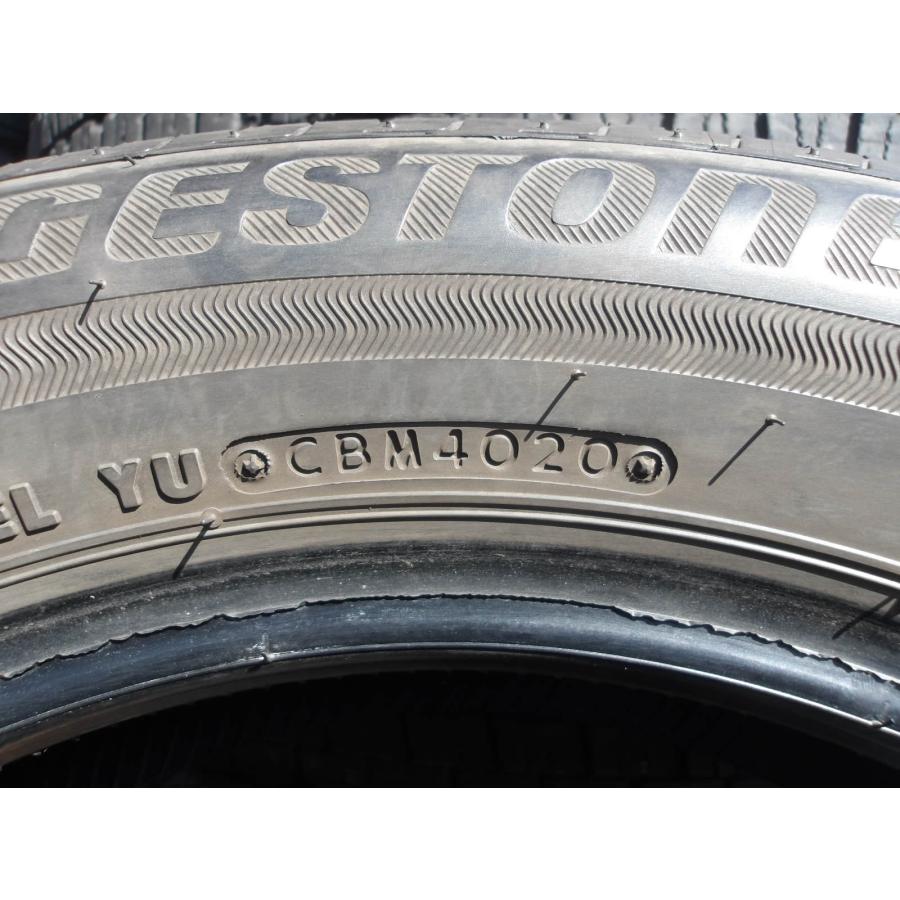 Q844-2 中古タイヤ 送料無料 175/65R15 夏4本セット サマータイヤ 84H 175/65-15 175-65-15 ブリヂストン エコピア EP150の画像