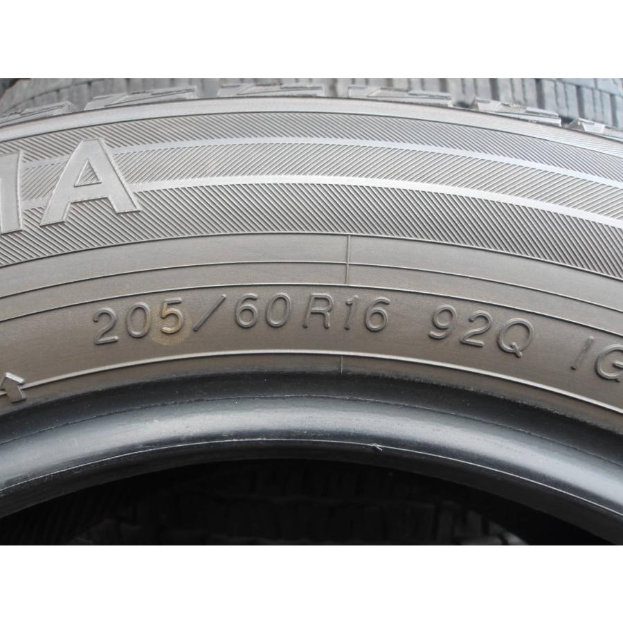 Q865-ソ1 中古タイヤ 送料無料 205/60R16 冬4本セット スタッドレス 