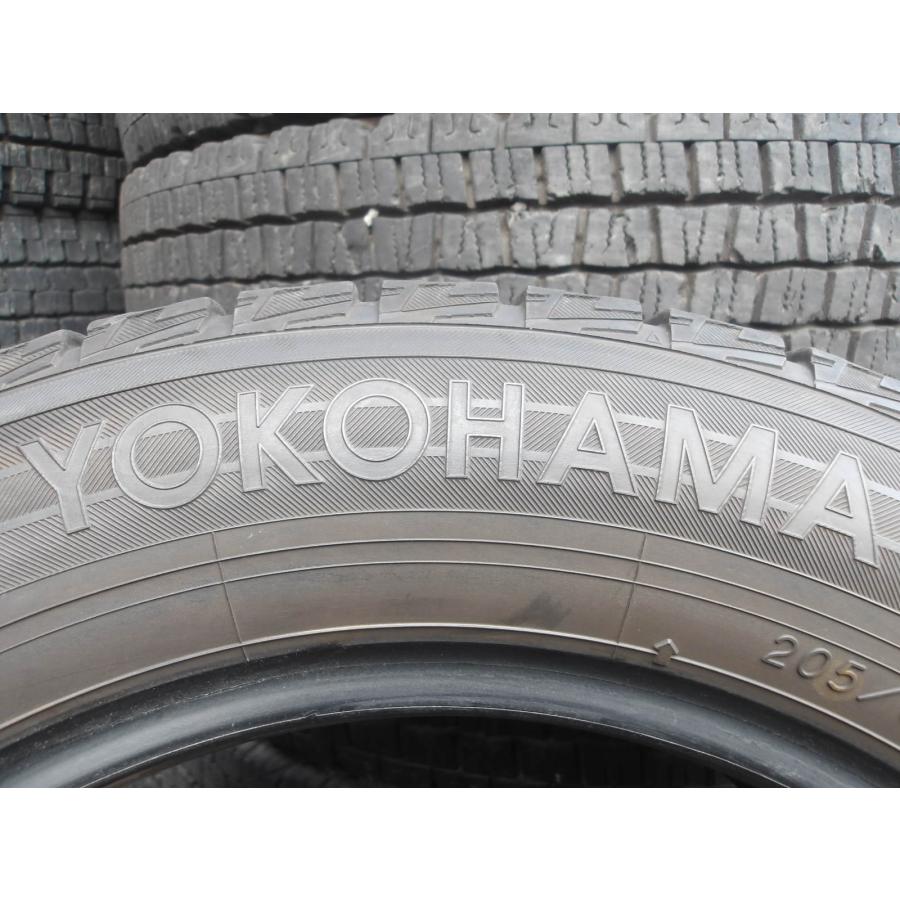Q865-ソ1 中古タイヤ 送料無料 205/60R16 冬4本セット スタッドレス