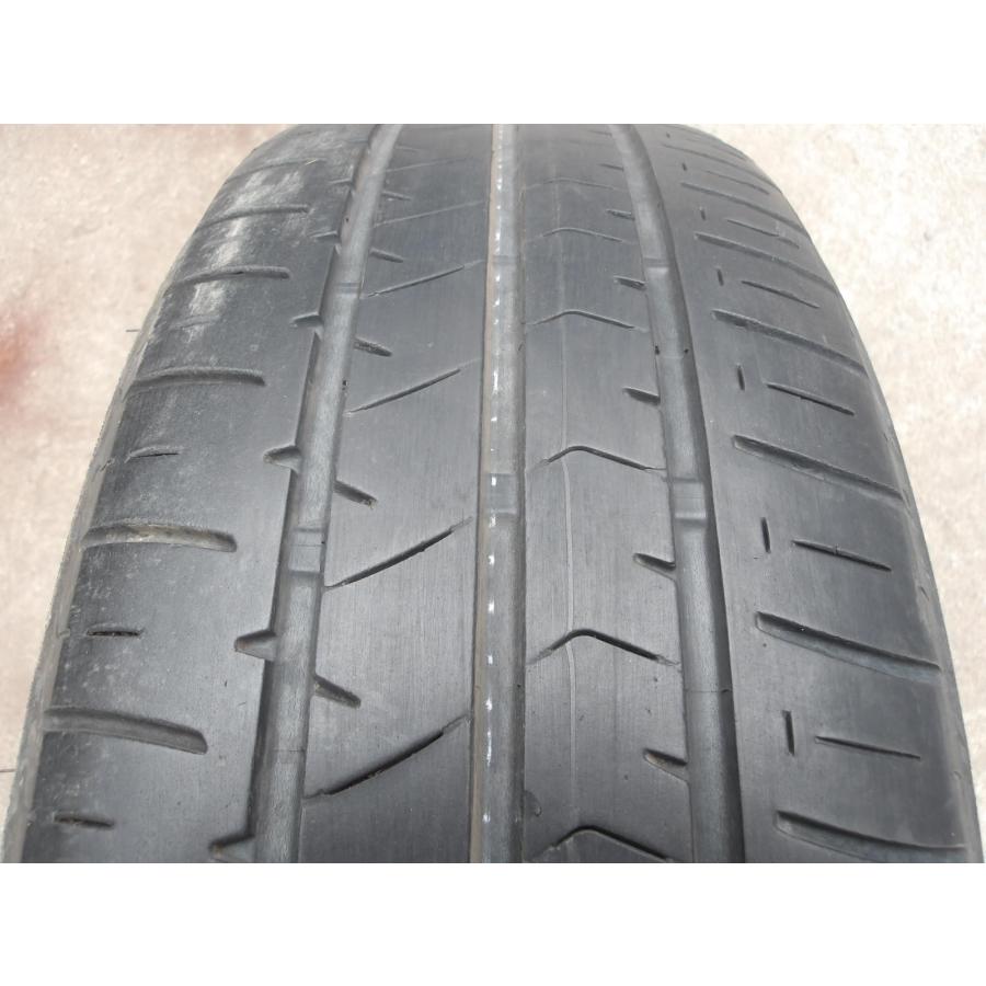 Q908-ソ2 中古タイヤ ホイール 送料無料 205/60R16 夏4本セット サマータイヤ 92H 205/60-16 205-60-16 ブリヂストン エコピア NH100RV 16インチ鉄ホイールの画像