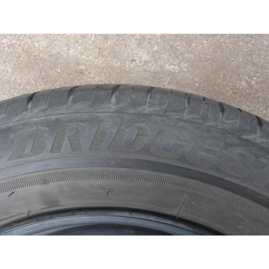 Q908-ソ2 中古タイヤ ホイール 送料無料 205/60R16 夏4本セット サマータイヤ 92H 205/60-16 205-60-16 ブリヂストン エコピア NH100RV 16インチ鉄ホイールの画像