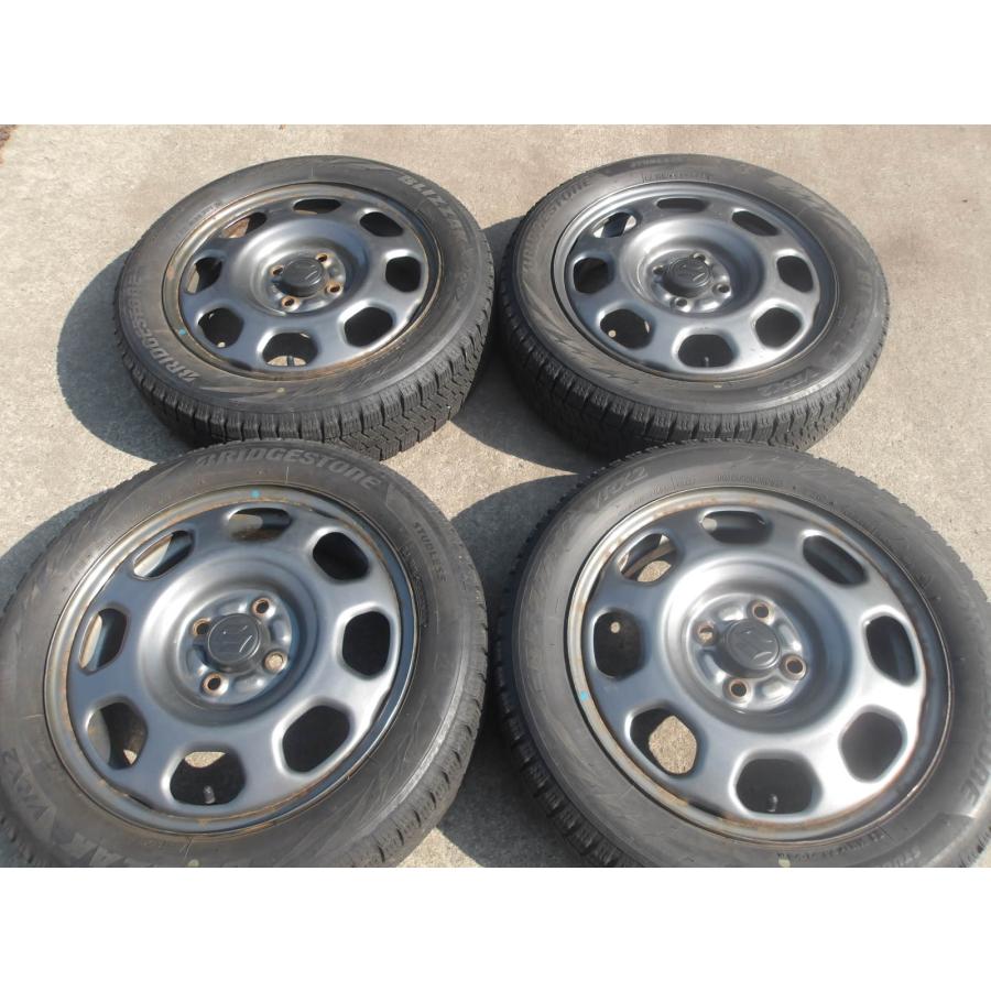 Q978-ソ2 中古タイヤ ホイール 送料無料 165/60R15 冬4本セット