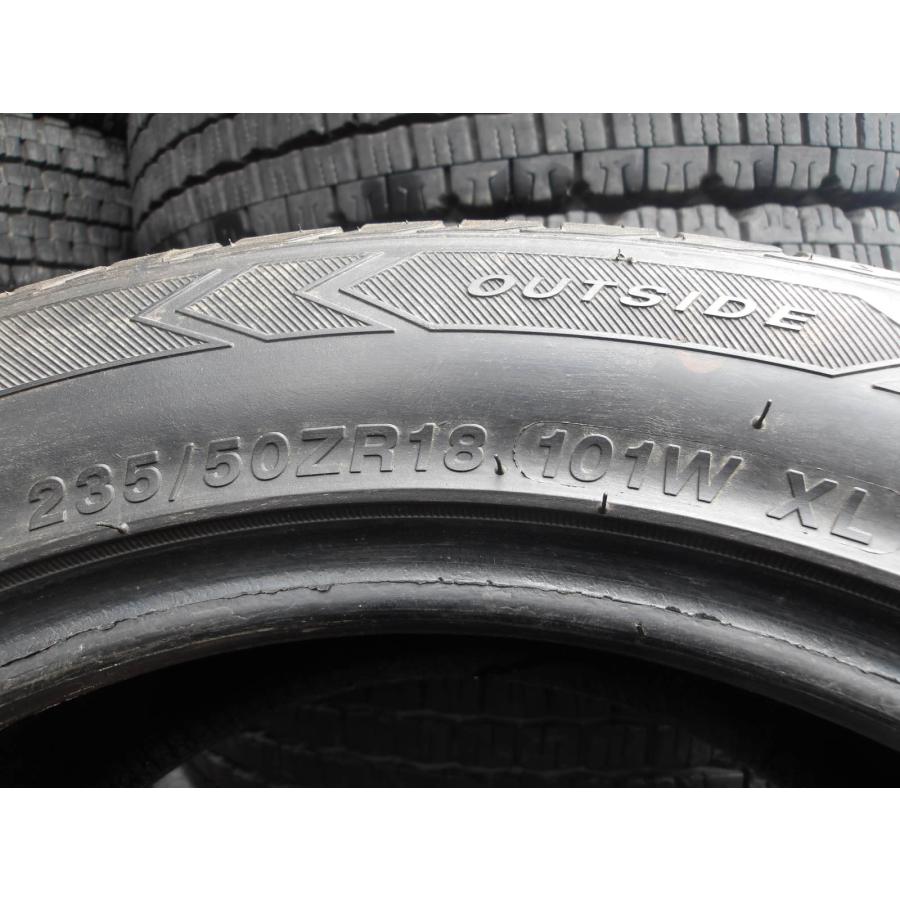 Q995k-5 中古タイヤ 送料無料 235/50ZR18 夏4本 サマータイヤ 101W 235/50-18 235-50-18 サイルン アトレッツォ ZSRの画像