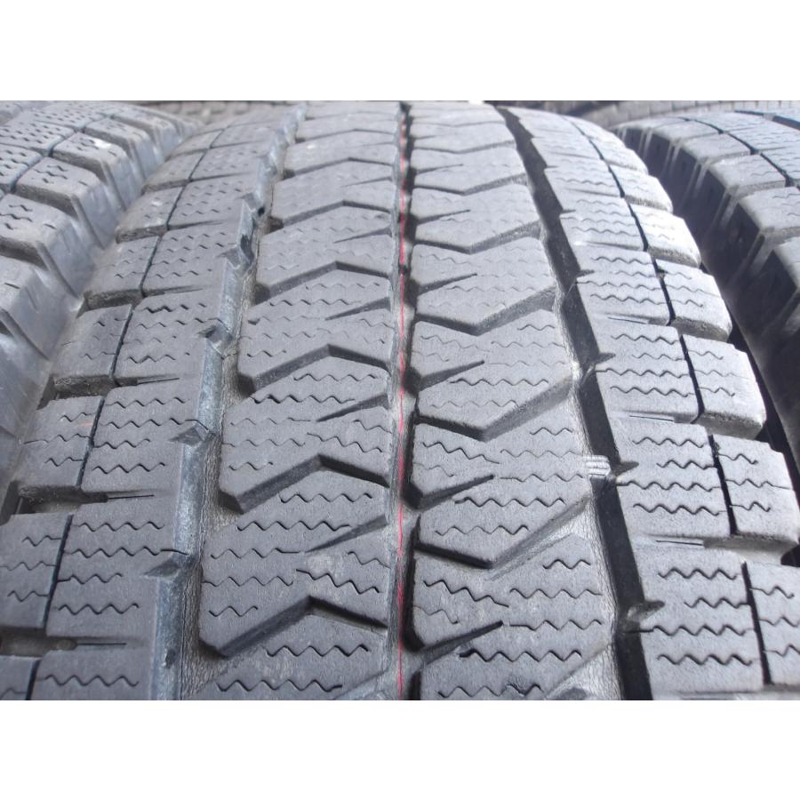 R127-10 中古タイヤ 送料無料 195/80R15 冬4本セット スタッドレス LT