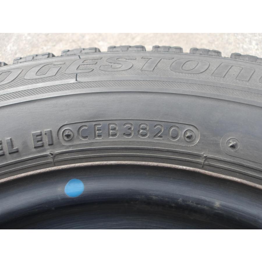 R200-ソ2 中古タイヤ ホイール 送料無料 145/80R13 冬4本セット スタッドレス 73Q 145/80-13 145-80-13 ブリヂストン ブリザック VRX 13インチ鉄ホイール_8